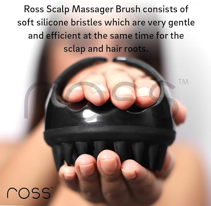 Ross Hair Scalp Massager Shampoo Brush - Image 5