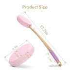 AmazerBath Lotion Applicator for Back, 4 Replaceable Pads - Image 2