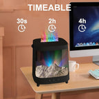 Essential Oil Diffuser, Upgraded Portable Aurora Flame Aromatherapy Scent Aroma - Image 5