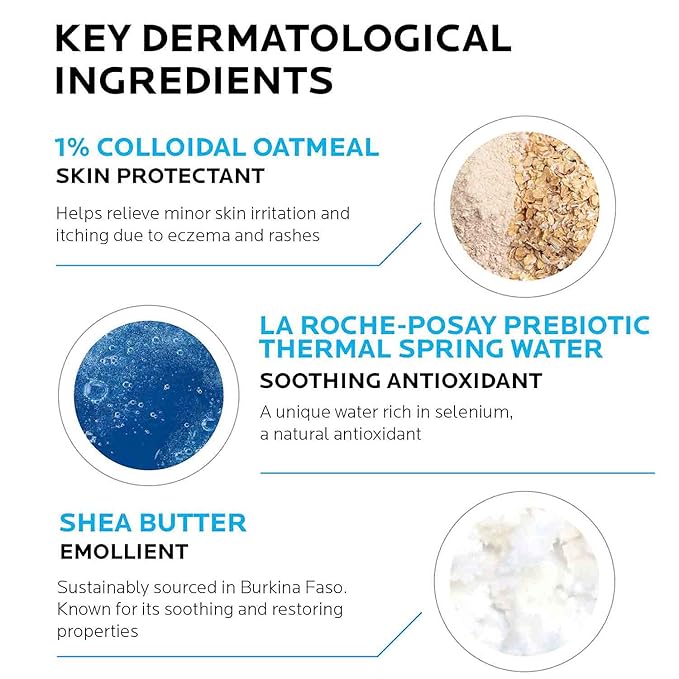 La Roche-Posay Lipikar Soothing Relief Eczema Cream, Face and Body Lotion - Image 4