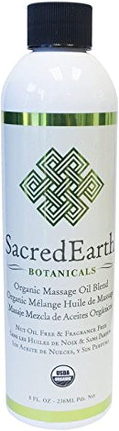 Organic Massage Oil Blend by Sacred+Earth+Botanicals