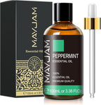 Peppermint Essential Oil, MAYJAM Premium Pure Essential Oils, 3.38FL.OZ by MAYJAM