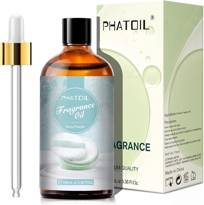 PHATOIL 3.38FL.OZ Baby Powder Fragrance Oils - Image 2