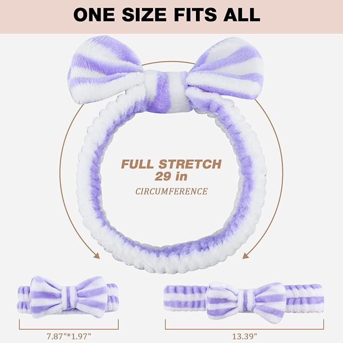 YOOVR 8pcs Spa Headband, Mothers Day Gifts Bulk, Stocking Stuffers - Image 2