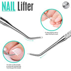 FANDAMEI Ingrown Toenail Removal Kit, Pedicure Tools, Nail Care Kit, Cuticle - Image 5