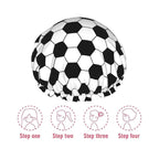Sport Football Pattern Shower Cap - Image 6