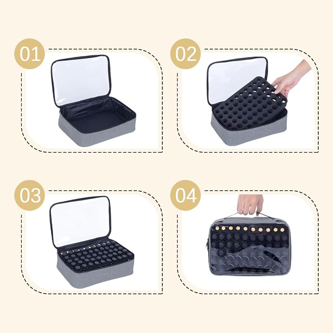 Essential Oils Carrying Case Holds 60 Grids - Image 6