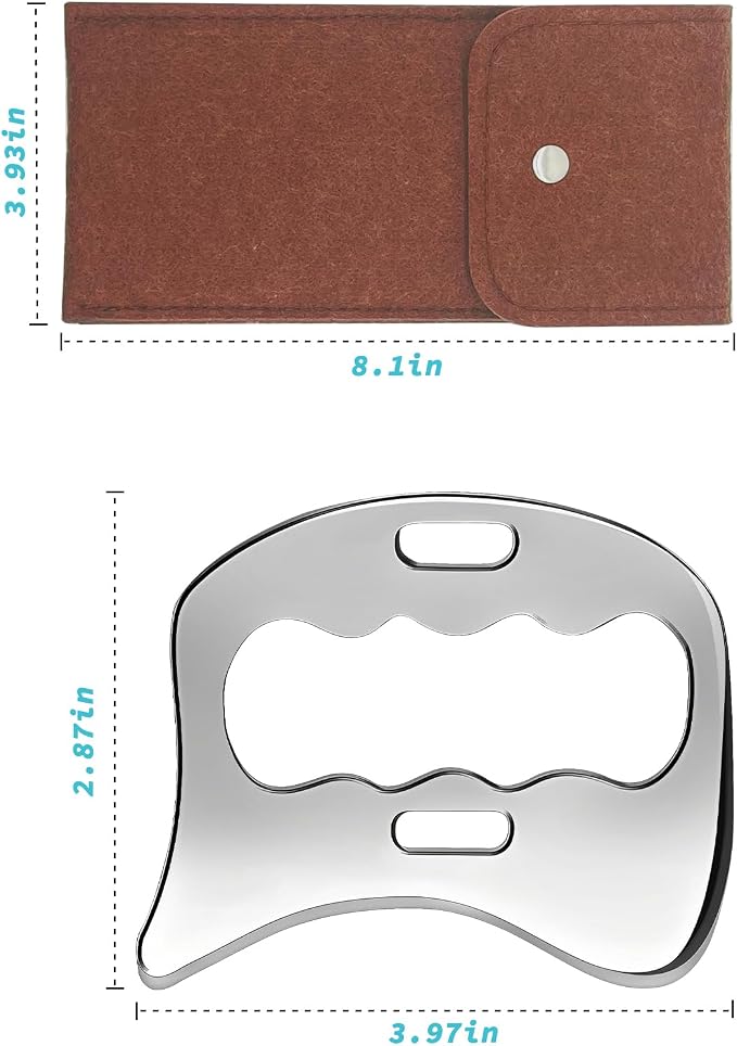 Stainless Steel Gua Sha Muscle Scraper Tool, Myofascial Scraping Tools - Image 6