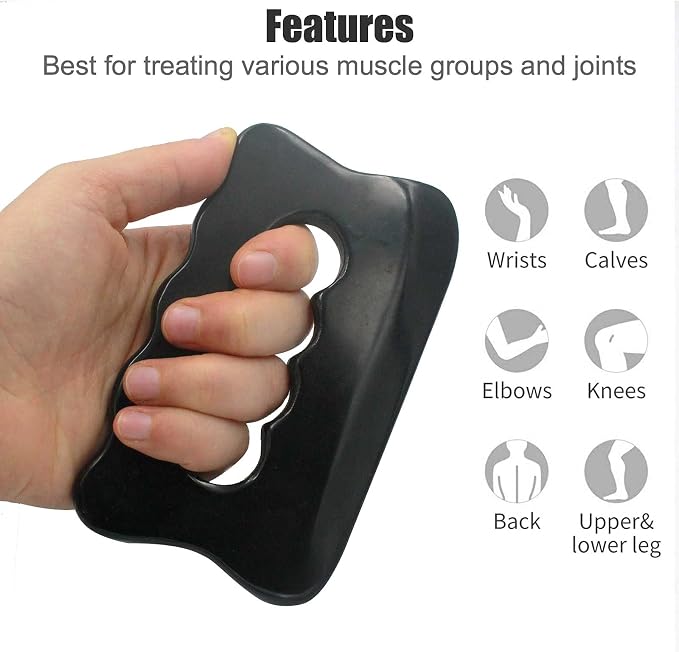 Gua Sha Massage Tool, Bian Stone Gua Sha Tool Gua Sha Stone - Image 3