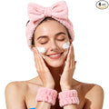 Fmeida Skincare Spa Headbands and Wrist Bands Set by Fmeida