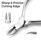 FAMILIFE Cuticle Nippers Scissors – Professional Stainless Steel Cuticle Trimmer - Image 2