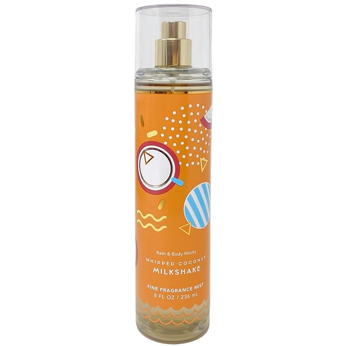 Bath & Body Works Whipped Coconut Milkshake 3 Pack Fragrance Mist Bundle - Image 2