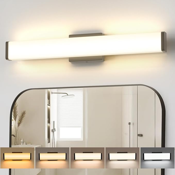 Amico Bathroom Vanity Light Over Mirror 32 inch, Dimmable 5CCT Led Vanity Lights by Amico