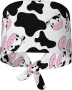 Adjustable Scrub Cap with Buttons & Sweatband, Working Hat with Elastic Tie Back - Image 9