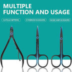 Nail Clippers Set, 26 Piece Manicure Set & Pedicure Kit, Stainless Steel - Image 7
