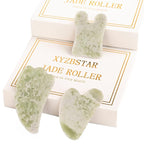 Gua Sha Facial Tools Set of 3 Guasha Massage Tool Jade Gua Sha Scraping Massager by XYZBSTAR