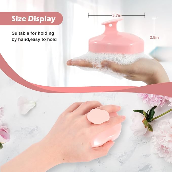 URTHEONE Hair Scalp Massager Shampoo Brush, Soft Silicone Hair Brush - Image 6