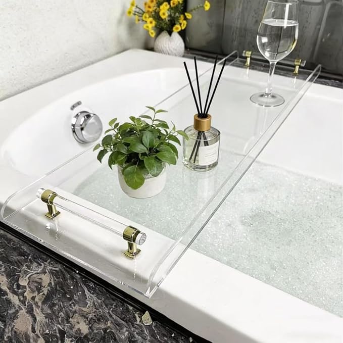 WANLIAN 33inch Luxury Bathtub Caddy Tray - Image 3