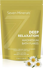 Seven Minerals Deep Relaxation Magnesium Chloride Flakes 3lb – Absorbs Better by SevenMinerals
