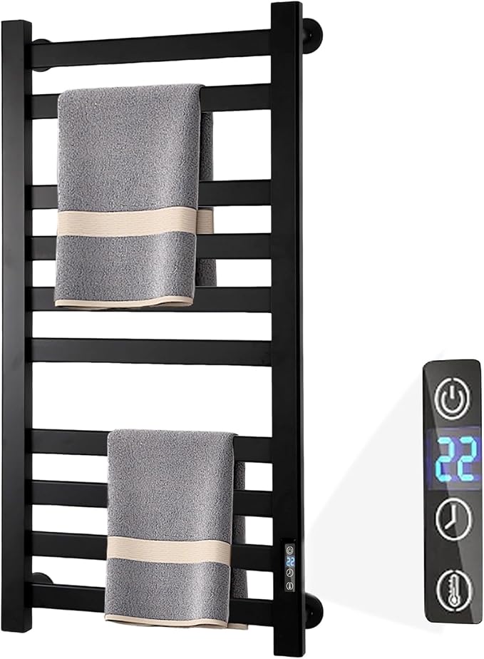 Heated Towel Rack for Bathroom Towel Warmer Racks Wall Mounted by AyiDrmjj