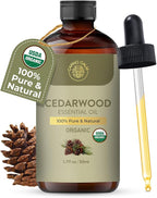 Organic Cedarwood Essential Oil 50ml : 100% Pure & Natural Cedarwood Oil - Image 2