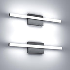 24Inch LED Bathroom Vanity Light Bar 5700K Dimmable Led Bathroom Light Over by FWASTT
