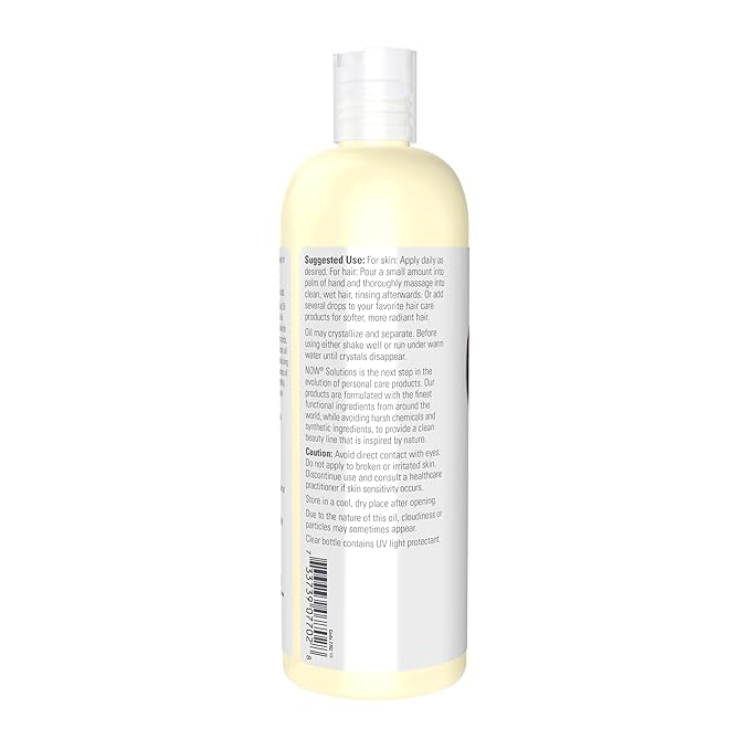 NOW Foods Solutions, Shea Nut Oil, Scalp and Hair - Image 3
