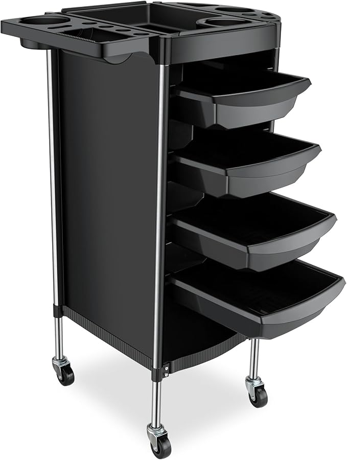 Noverlife Hair Salon Storage Tool Cart, 6-Layer Salon Cart by Noverlife