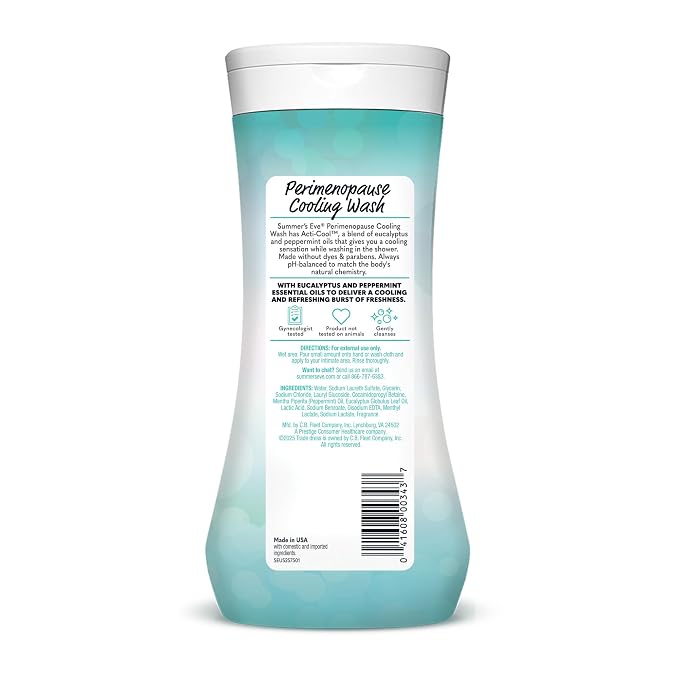 Summer's Eve Perimenopause Cooling Wash, Cooling pH-Balanced Formua - Image 8