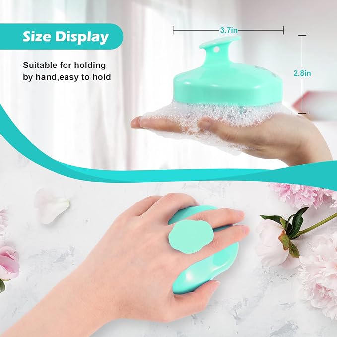 URTHEONE Hair Scalp Massager Shampoo Brush, Soft Silicone Hair Brush - Image 6