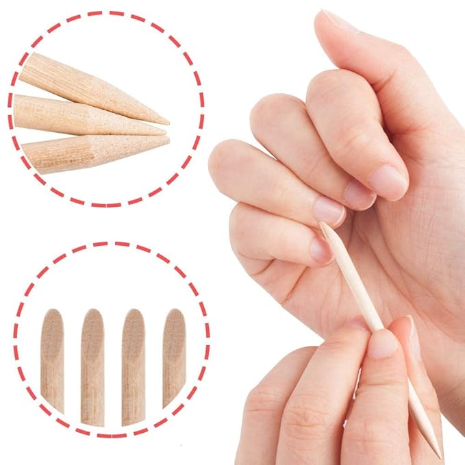 AMOSTBY Orange Sticks For Nails - Image 3