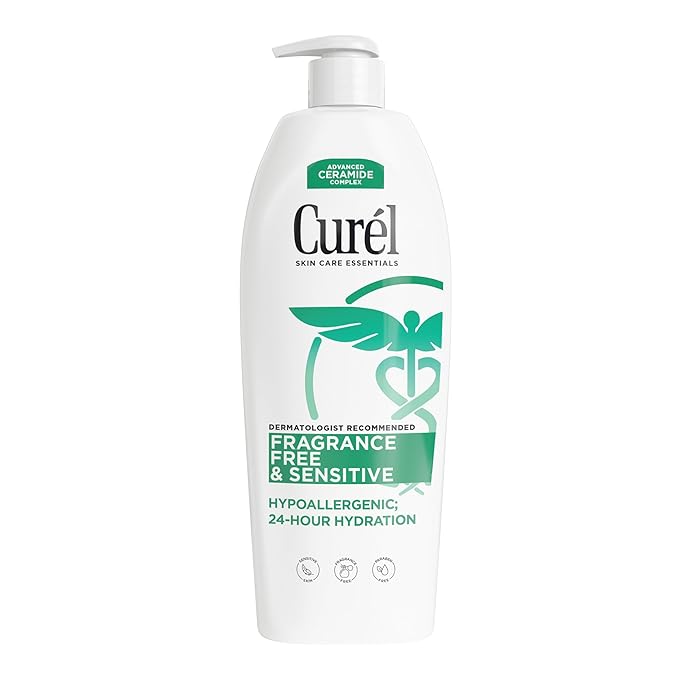 Curel Fragrance Free Comforting Body Lotion, Unscented Dry Skin Moisturizer by Cur%C3%A9lSkincare