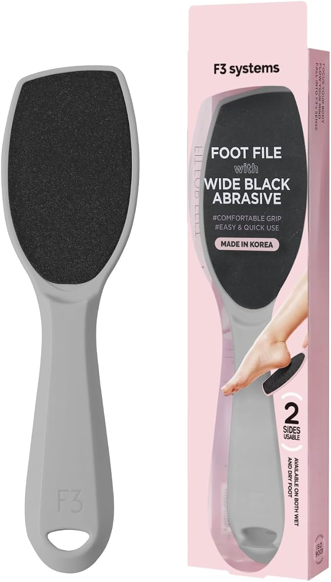 Wide Emery, Double-Sided Pedicure Tool, Colossal Foot File by F3systems