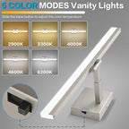 SOLFART Bathroom Vanity Light 40-Inch: 5CCT Dimmable Brushed Nickel Led - Image 5