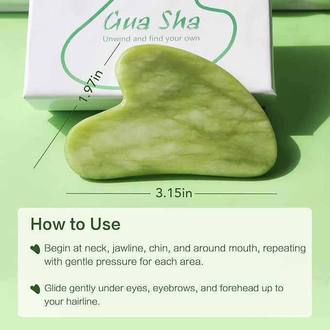 huefull Gua Sha Facial Tool for Face and Body, Gua Sha for Self Care, Guasha - Image 6