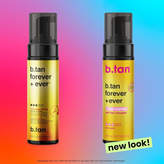 b.tan Ultra Long Lasting Self Tanner Mousse | Forever & Ever - Image 4