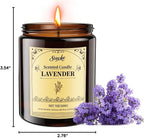 Lavender Scented Candles, 7oz Soy Wax Candle, Long Lasting Aromatherapy Jar - Image 8