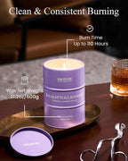 M&SENSE Eucalyptus Lavender Scented Candles Large, Natural Soy Candles 21.2oz - Image 4