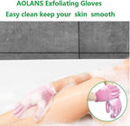 Exfoliating Gloves 10PCS Bath Gloves 5 Pairs, Natural Mitts Gloves - Image 2