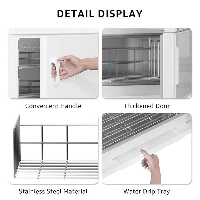 TABU Hot Towel Warmer Cabinet, 32L Large Professional Towel Heater - Image 5