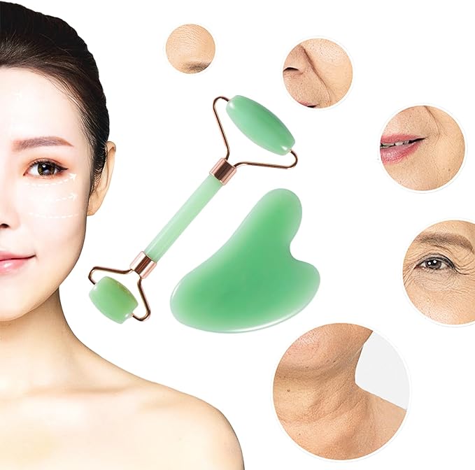 2pcs Scraping Facial Tool Valentine's Day Gift, Includes Roller and Scraping - Image 7