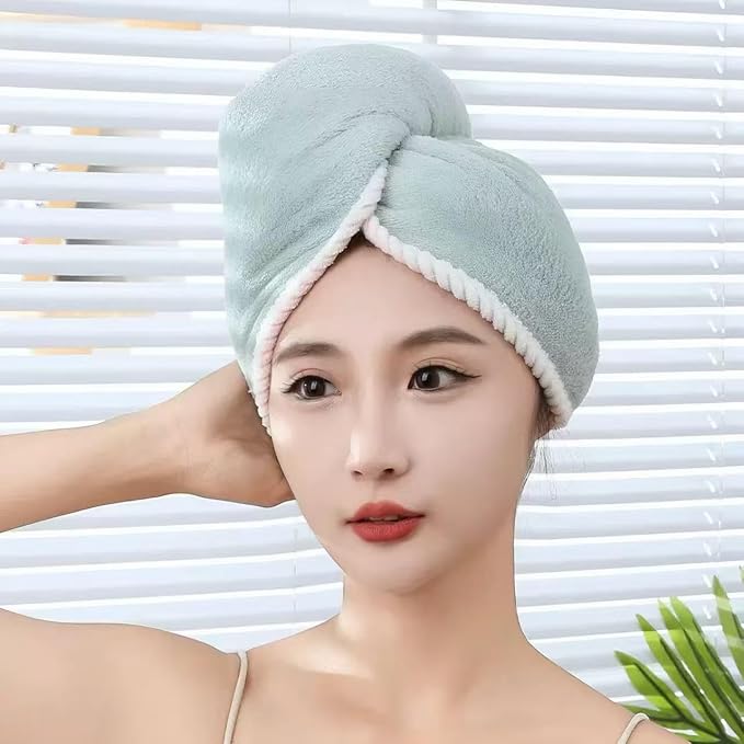Microfiber Hair Towel, Hair Towel wrap - Image 2