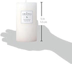 Aroma Naturals Holiday Essential Oil Vanilla & Peppermint Scented Pillar Candle - Image 5
