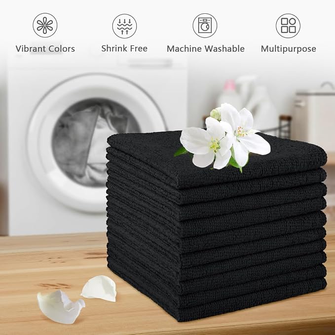 Orighty Washcloths, 5 Pack Microfiber Face Towels, Highly Absorbent and Soft - Image 7