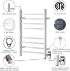 HEATGENE Towel Warmer, Heated Towel Warmer Rack, Wall-Mounted Hardwired/Plug-in - Image 3
