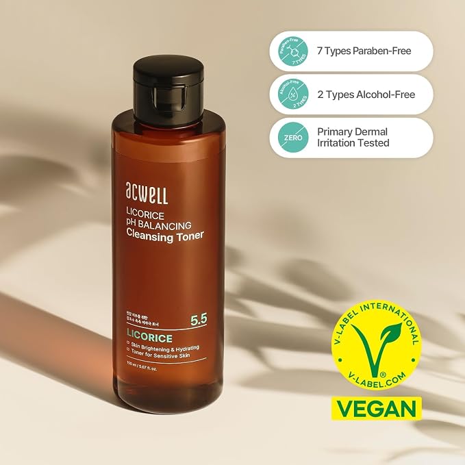 ACWELL Licorice pH Balancing Korean Toner - Image 3