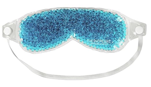 Eye Mask by TheraPearl, Ice Pack, Flexible Gel Beads by TheraPearl