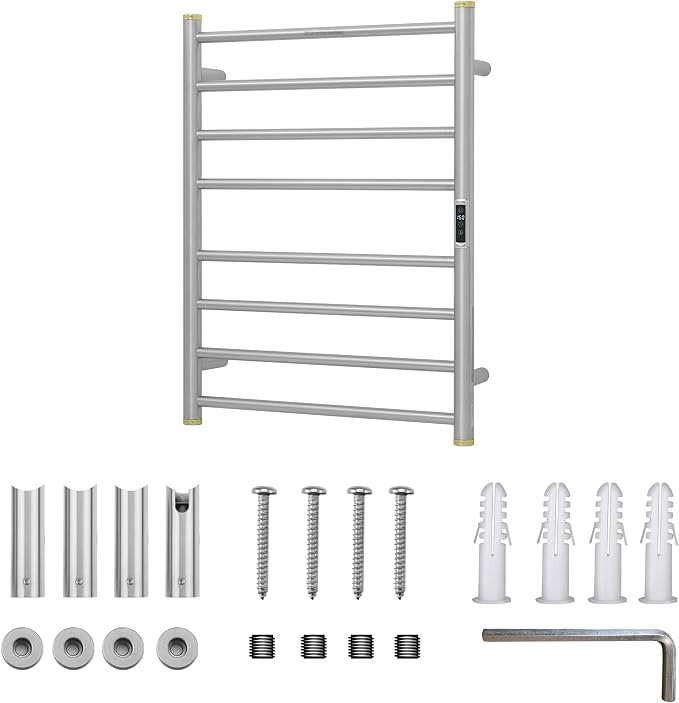 Electric Towel Warmer Rack, Heating Towel Warmer, Timer & Temperature Control - Image 7