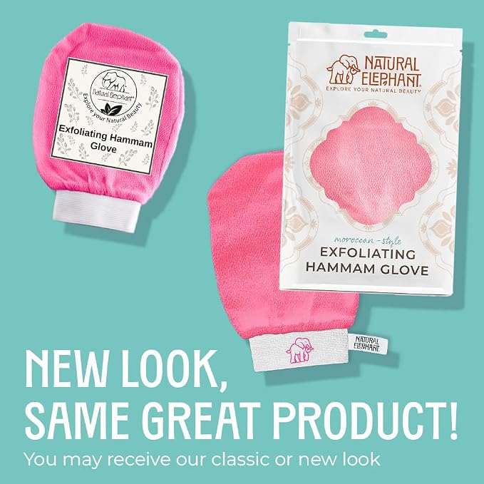 Natural Elephant Exfoliating Hammam Glove | Authentic Moroccan Kessa Body Scrub - Image 7