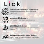 Lick Strawberries and Cream Flavored Massage Oil – Romantic, Body Safe - Image 4